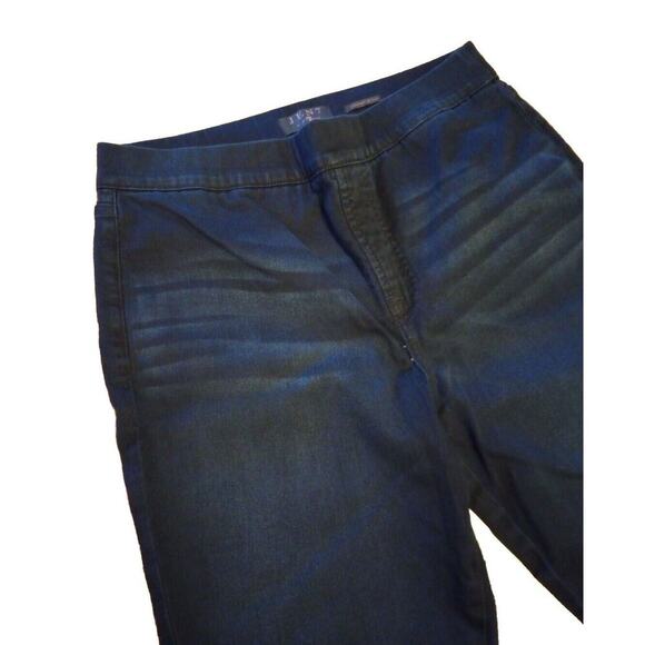 JEN7 Comfort Skinny Pull On Jegging New High Rise jeans Size 12/30 Blue MSRP $99 - Picture 2 of 8